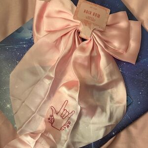 Pink Hair Bow